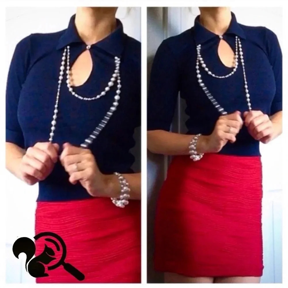 Arden B red Skirt